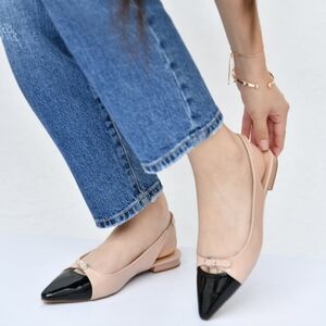 Razzmatazz Two Tones Patent Leather Sandals